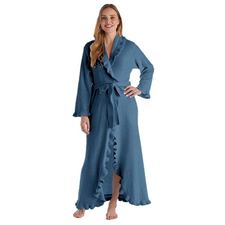 36 Ruffle Chenille Robe