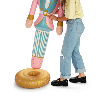 Pink Inflatable Nutcracker - 5 ft