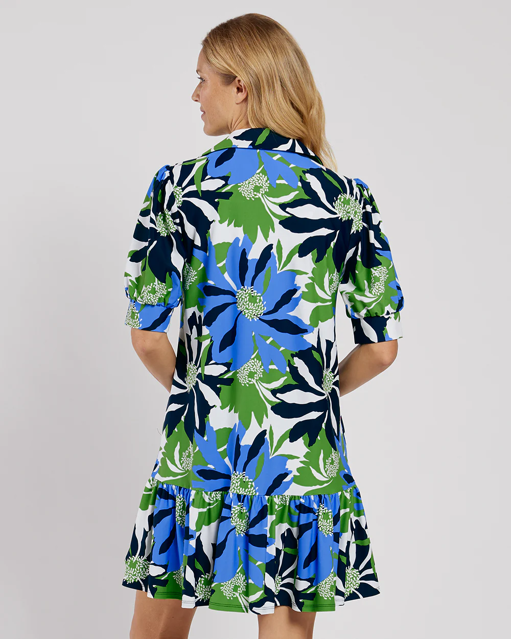 Tierney Dress Jude Cloth - Wild Blossom Blue