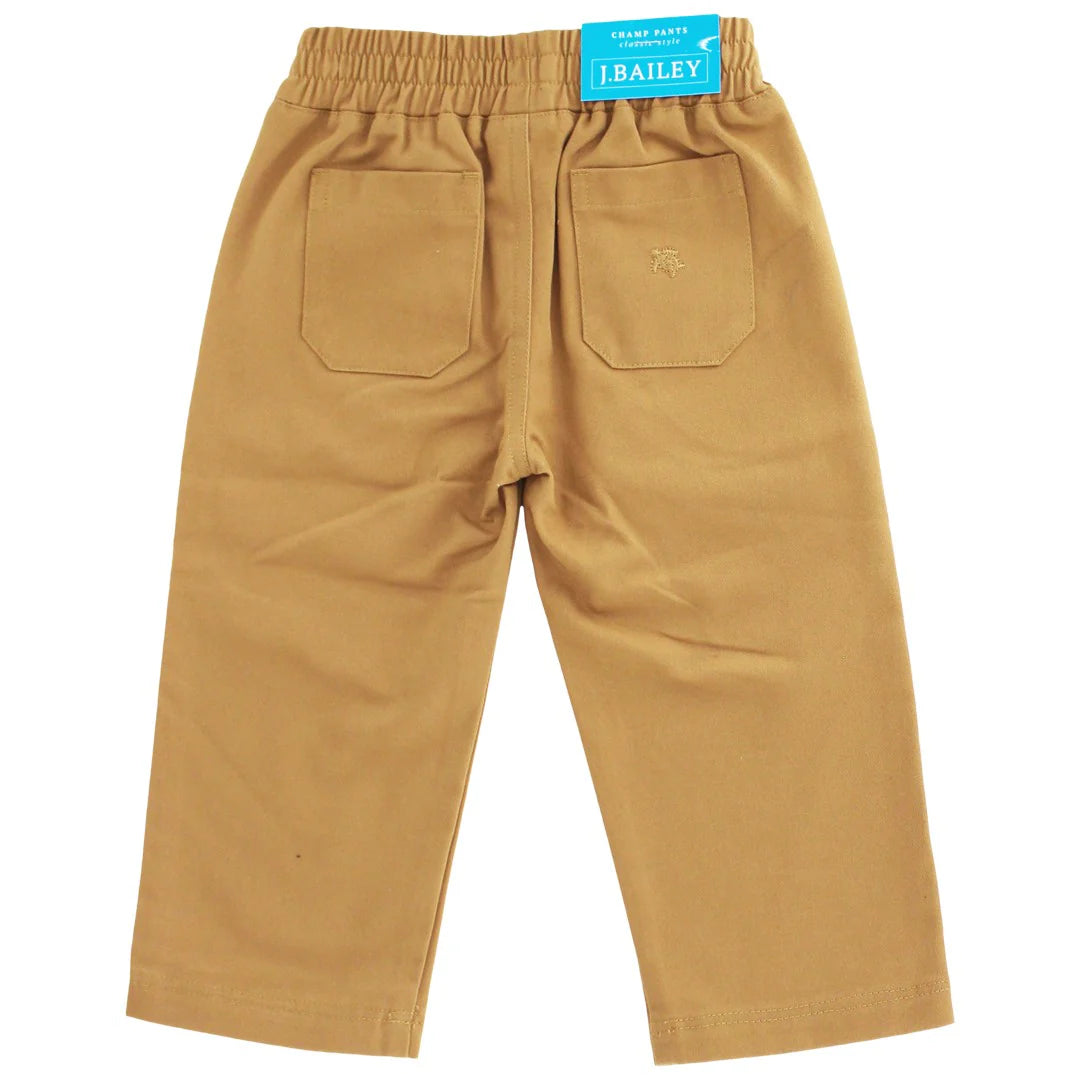 Charlie Pull On Pant- Cinnamon Twill