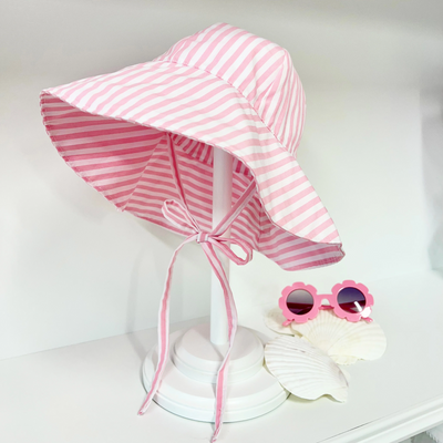 Cissy Sunhat Pier Party Pinckney Pink Stripe