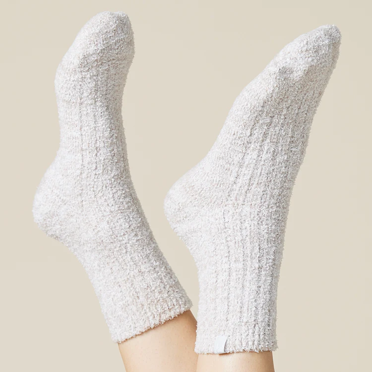 Marshmallow Crew Socks