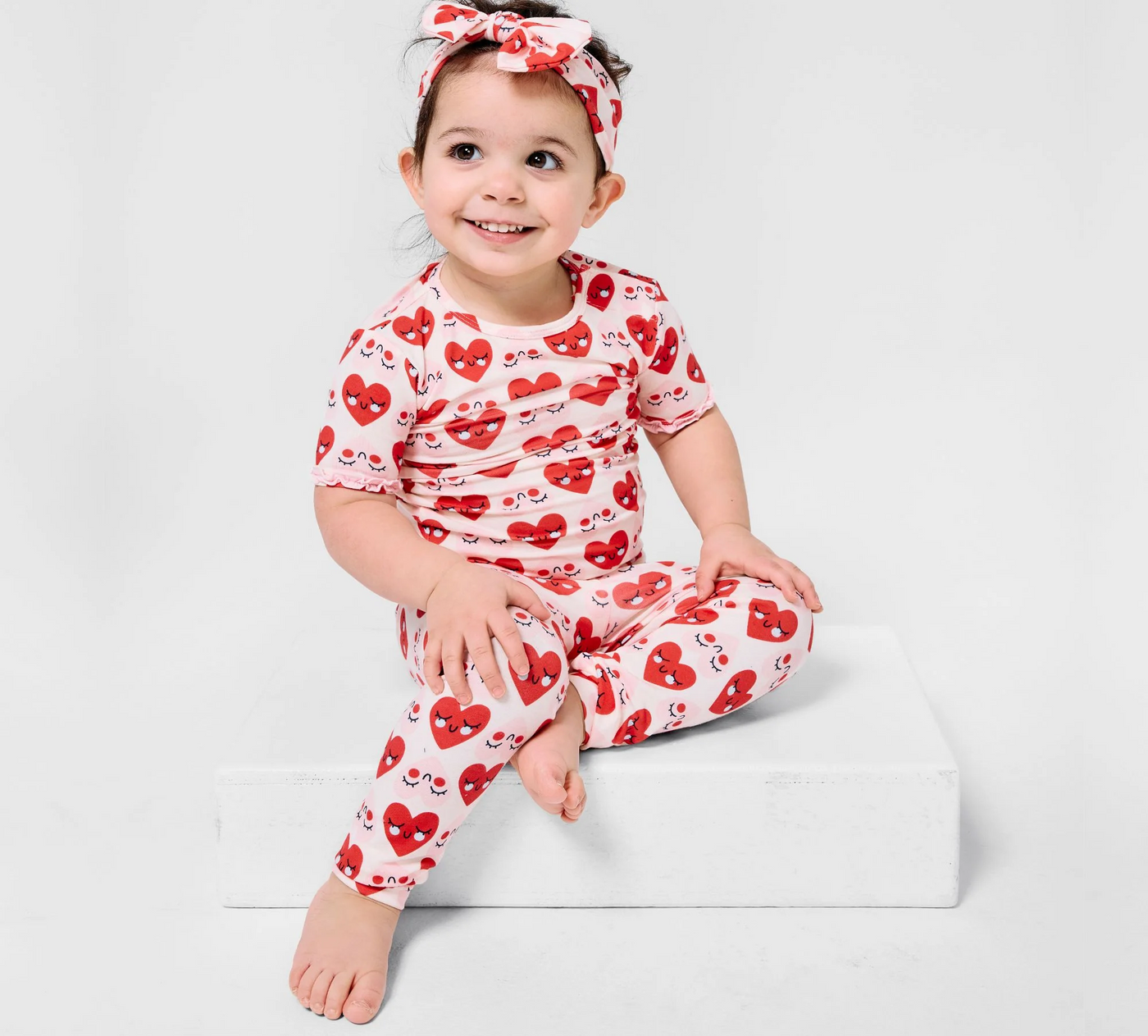 lookin' so crazy in love modal magnetic no drama pajama kids short sleeve set