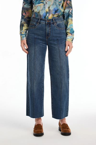 Olivia Wide Ankle Denim - Vintage Wash