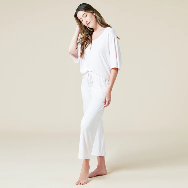 Dream Relaxed V-neck with Capri Lounge Set