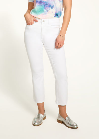 Olivia Bootleg Jeans - White