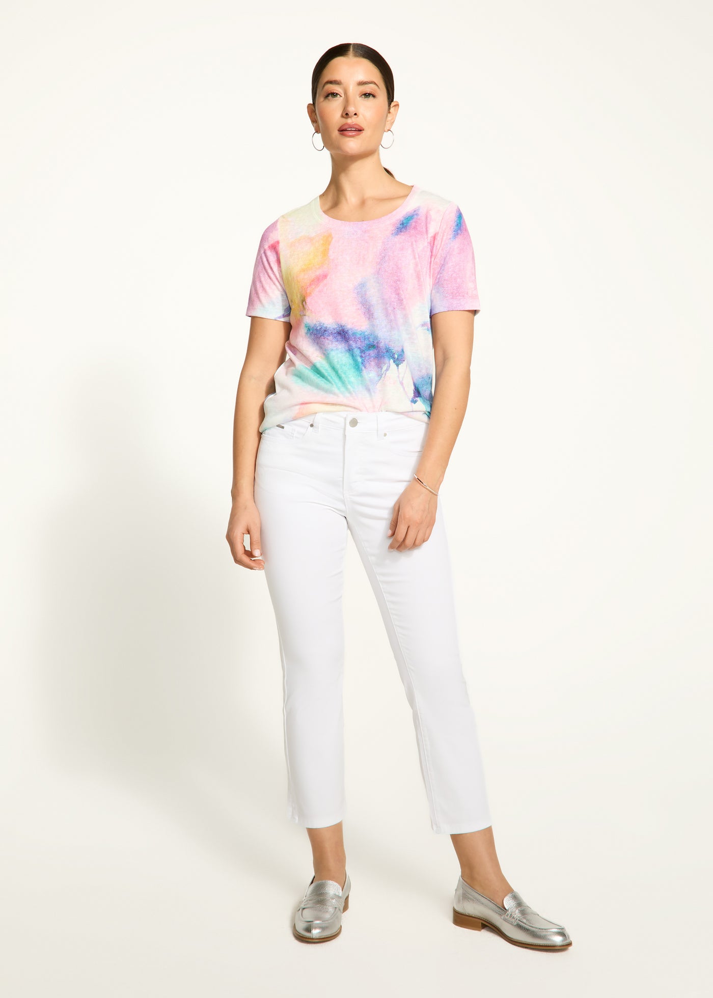 Olivia Bootleg Jeans - White