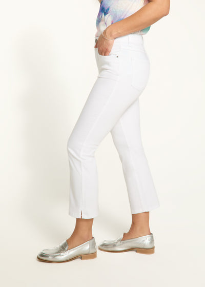 Olivia Bootleg Jeans - White