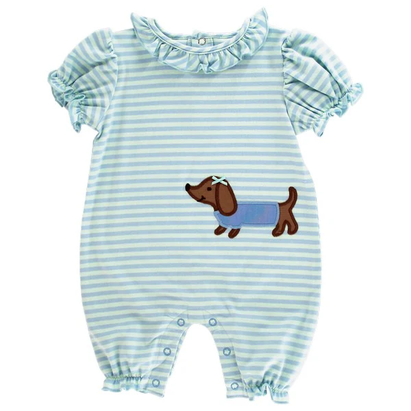 Doxie - Girl's Short Knit Romper