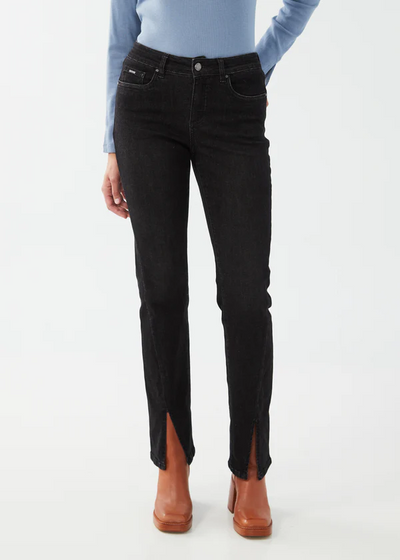 Olivia Straight Leg - Black Wash