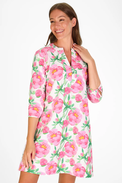 Sam Dress in Painted Peony