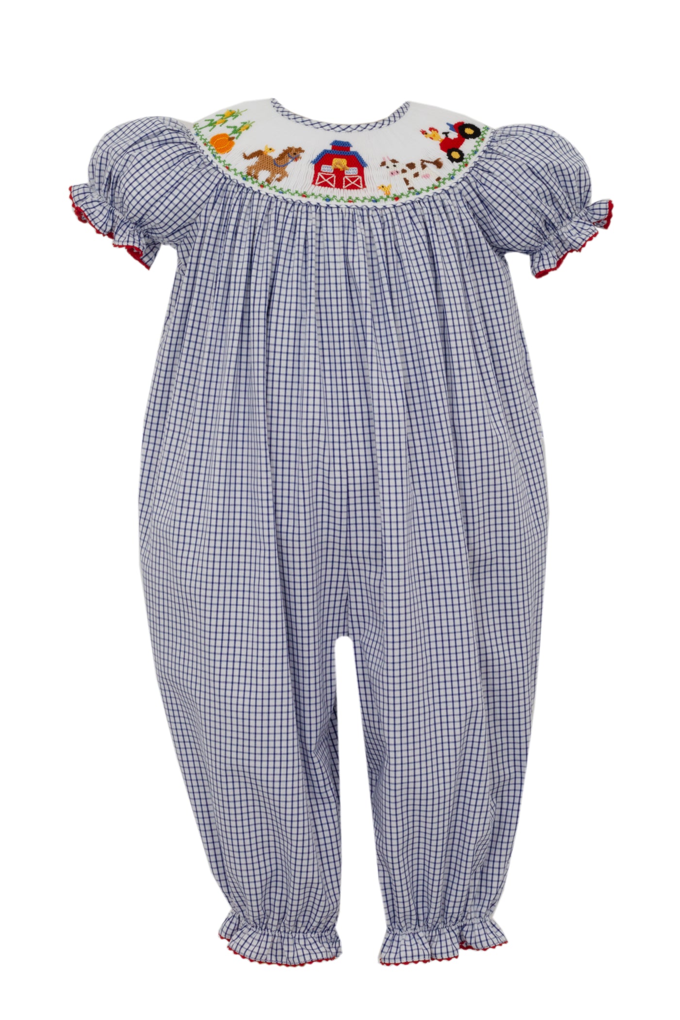 Farm Smocked Bishop Bubble