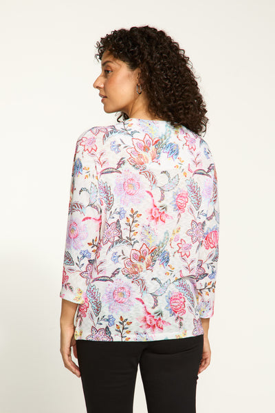 Dolman Top - Marni Floral Print