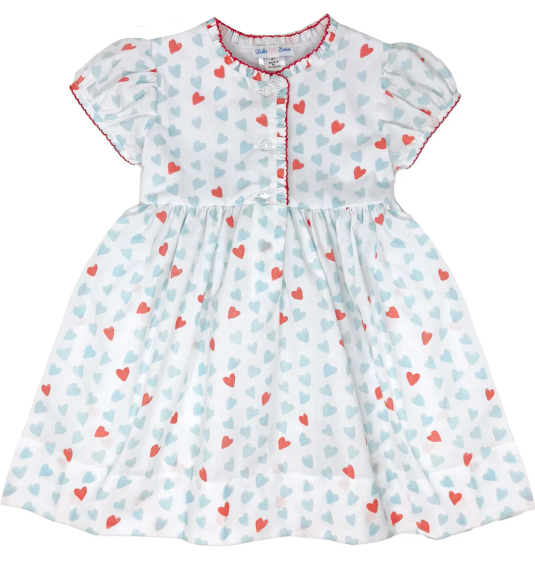 Ashley Dress - Hearts