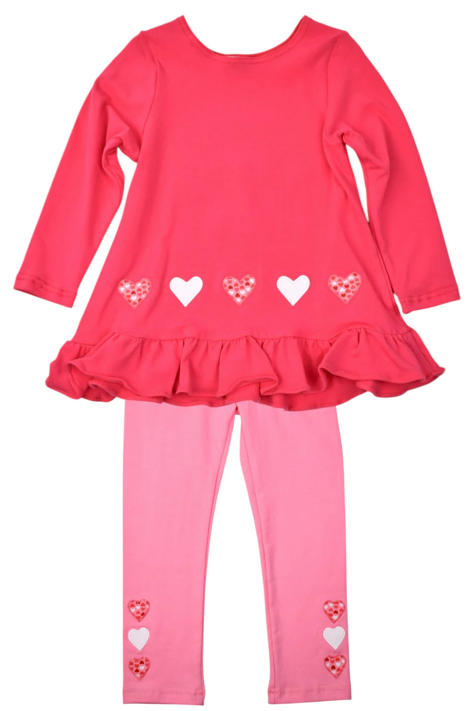 Baby Doll Top & Legging Set - Hearts