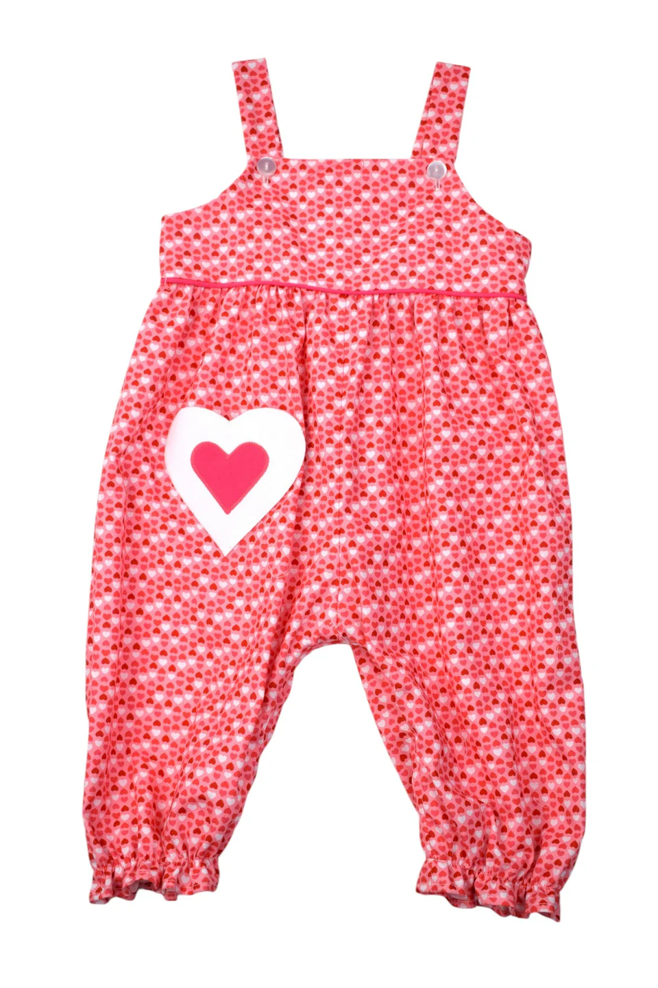 Heart Print Romper