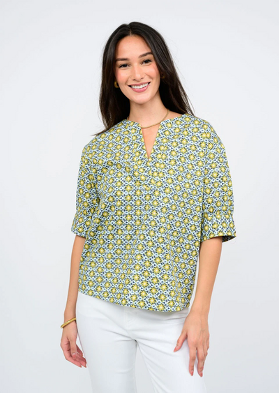 Notched Front Shirt