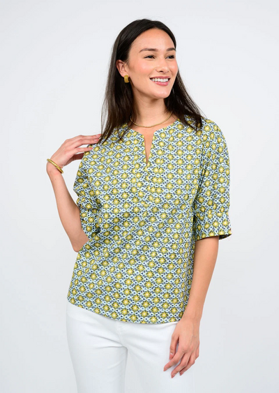 Notched Front Shirt