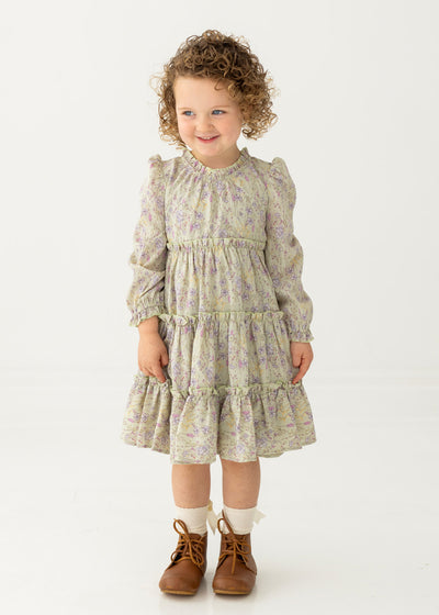 Lavender Meadows Tier Dress