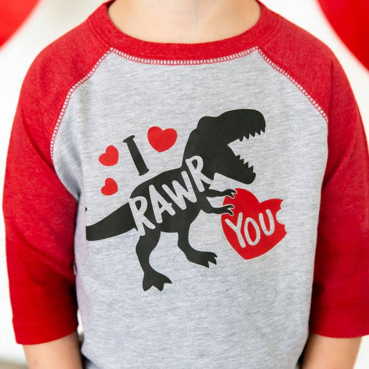 I Rawr You Valentine's Day 3/4 Shirt *Pre-Order*