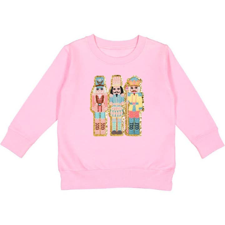 Nutcracker Patch Christmas Sweatshirt