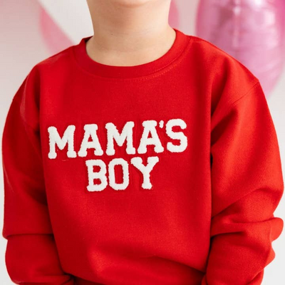 Mama's Boy Patch Valentine's Day Sweatshirt *Pre-order*