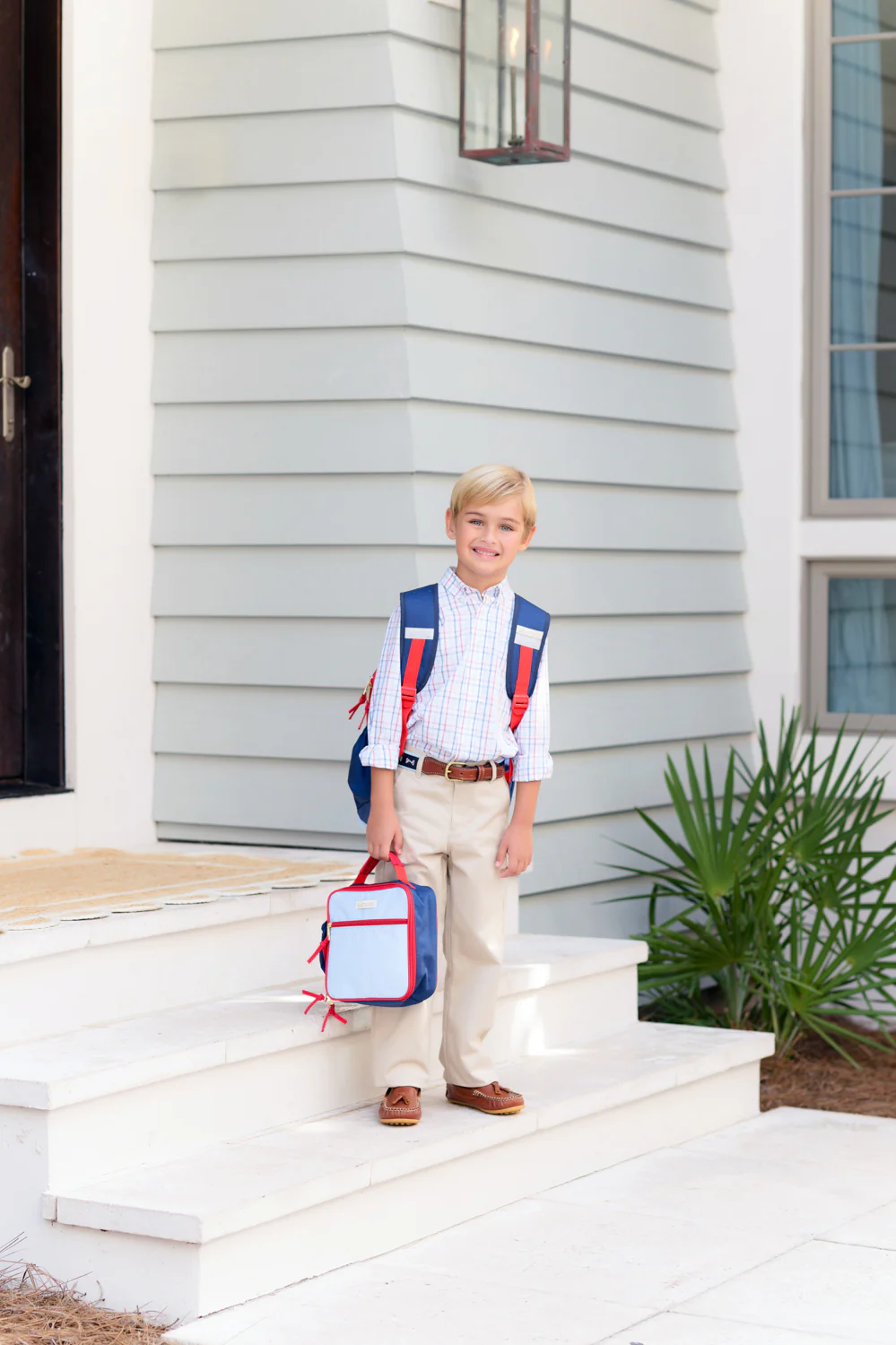 Don't Forget Your Backpack Backpack - Richmond Red, Buckhead Blue, & Nantucket Navy With Get In Line Lining