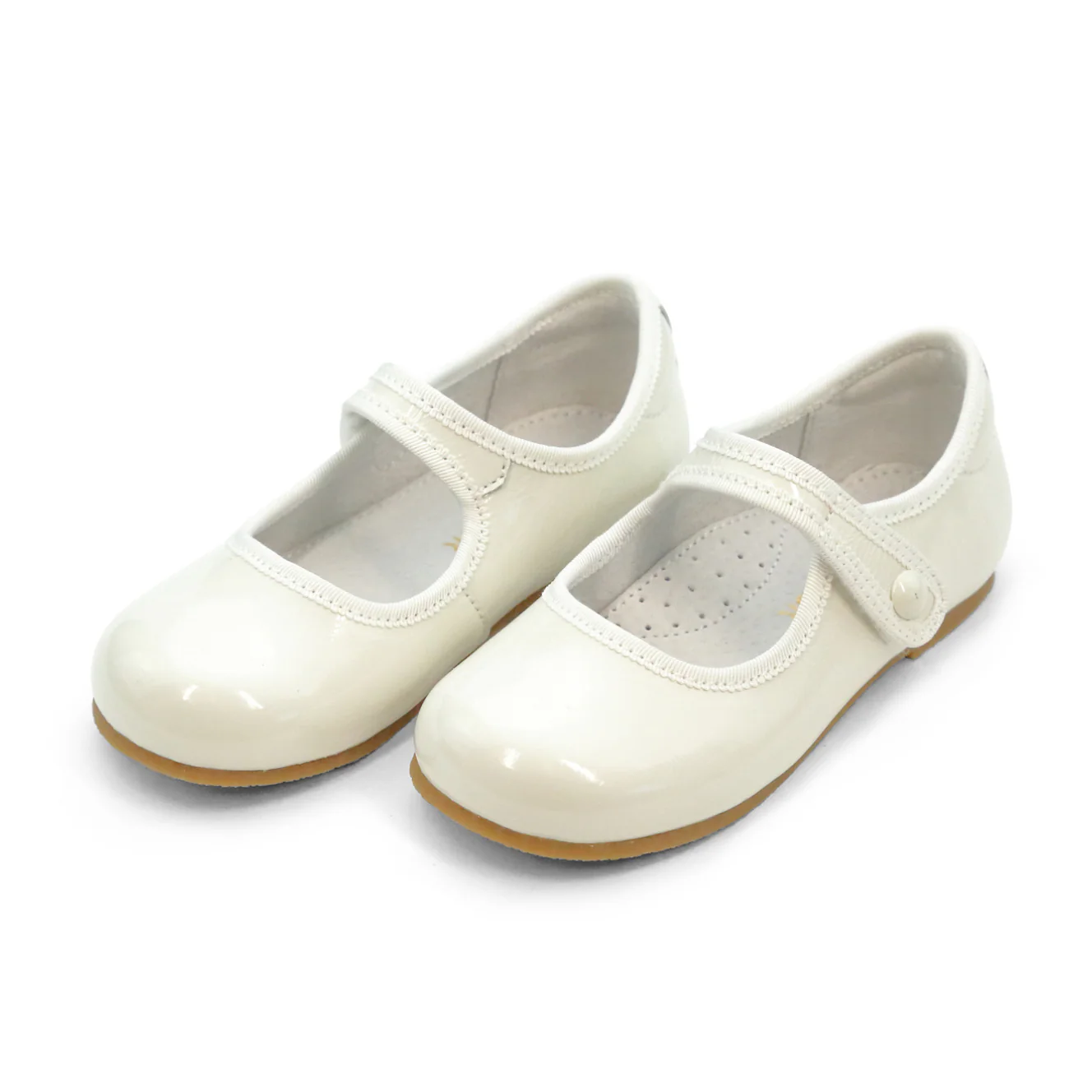 Renata Special Occasion Flat - Patent Ivory