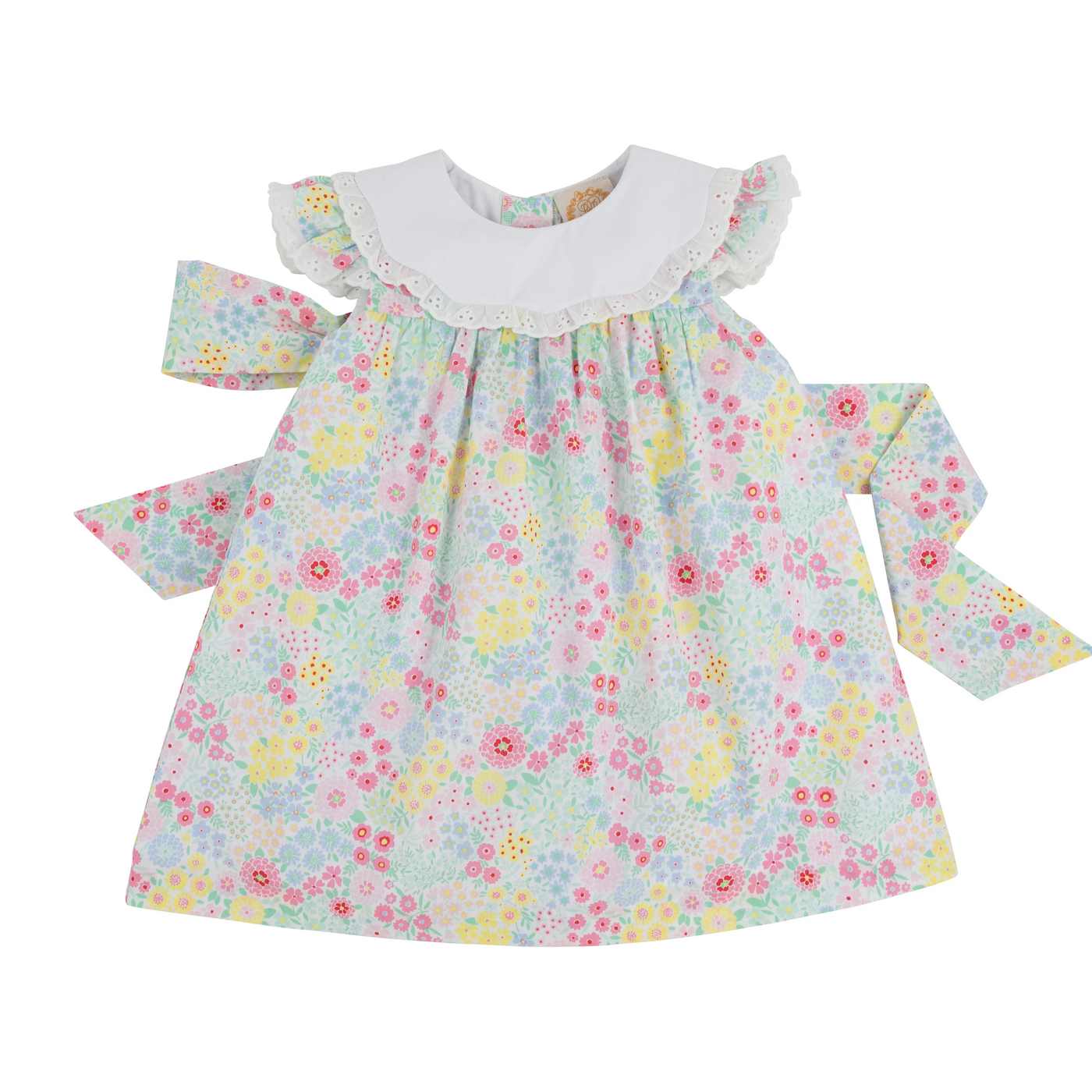 Franny Frock Merry Little Meadow with Worth Avenue White