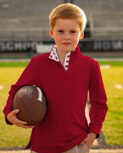 Game Day Pullover - Burgundy