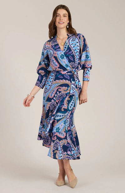 Jules Silk Paisley Dress