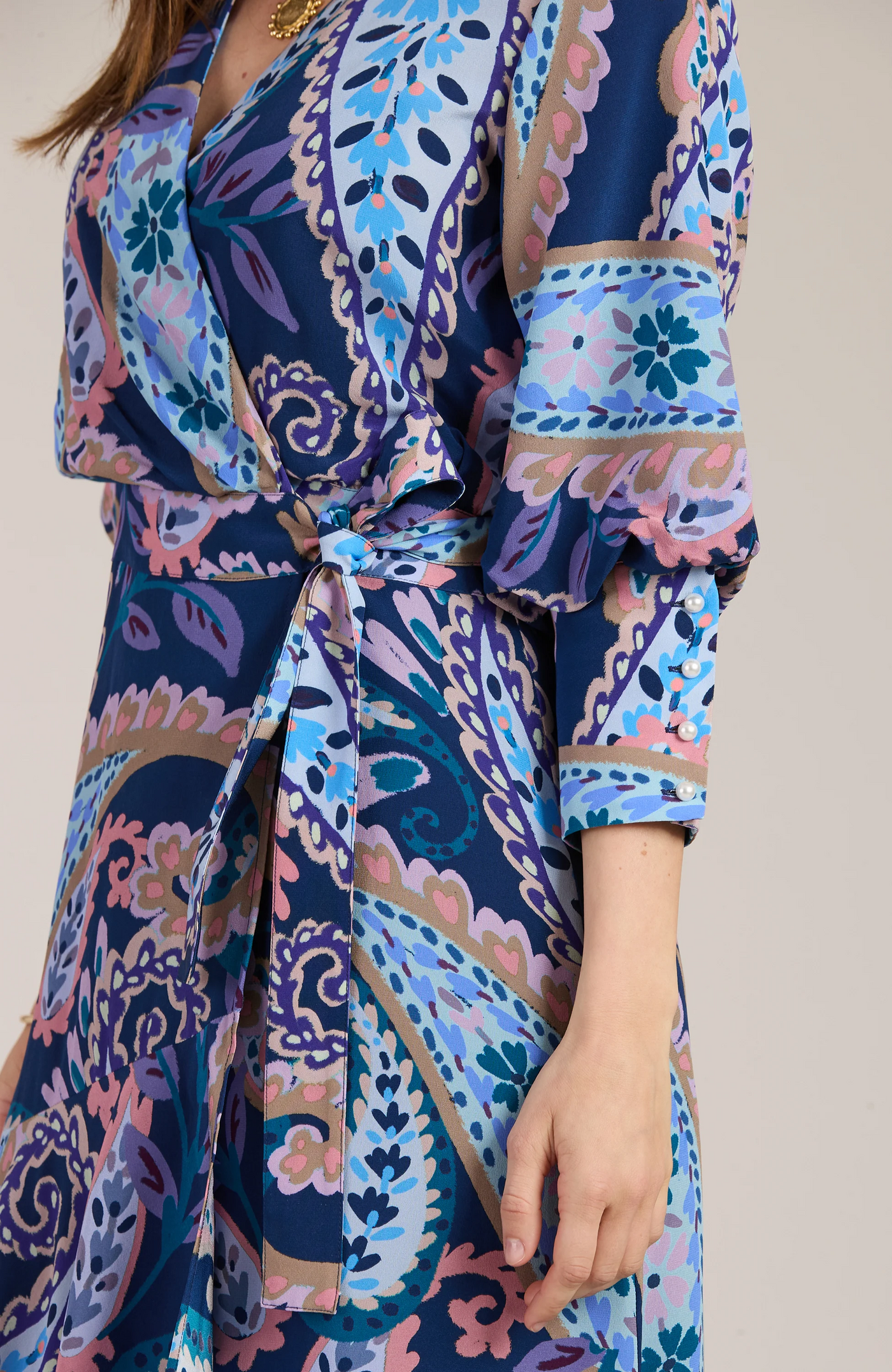 Jules Silk Paisley Dress