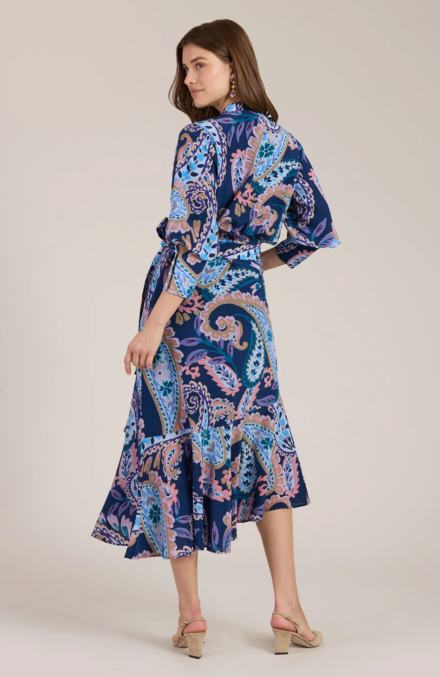 Jules Silk Paisley Dress