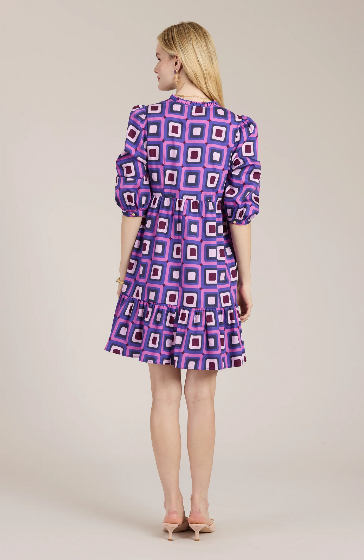 Karlie Graphic Geo Dress