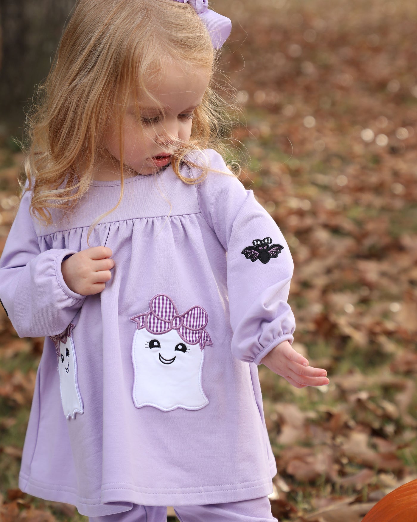 Tabby Tunic and Leggings: Bow Boo