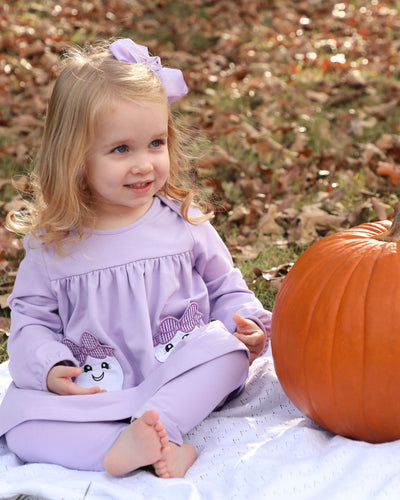 Tabby Tunic and Leggings: Bow Boo