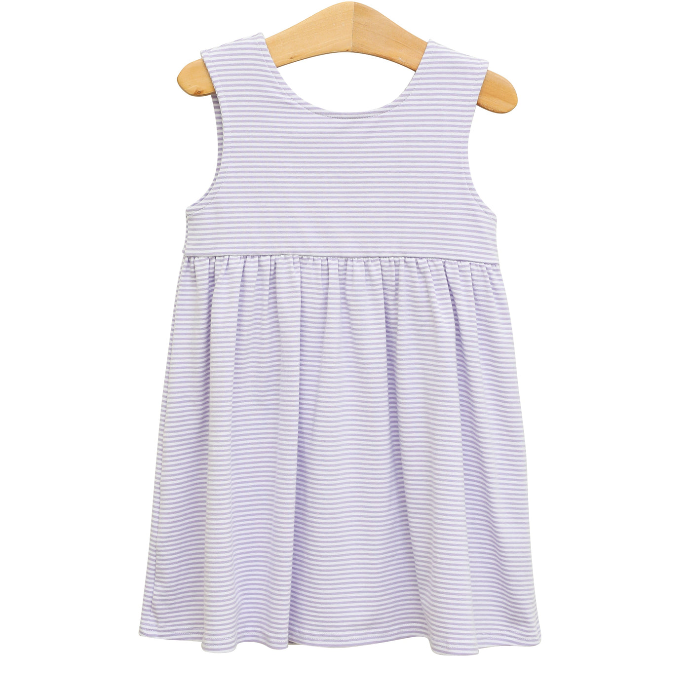 Isabella Dress- Lavender Stripe