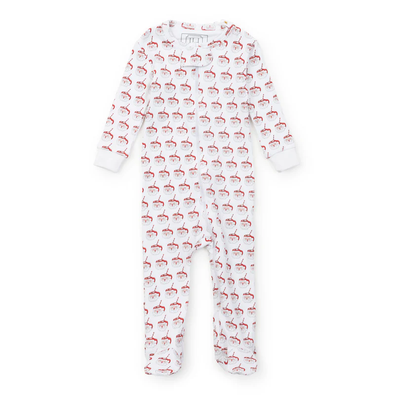 Parker Zipper Pajama - Hot Cocoa Santa