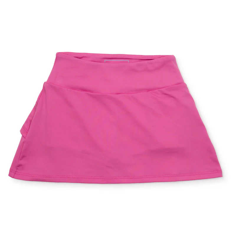 Margot Girls' Tiered Skirt by LH Sport - Hot Pink