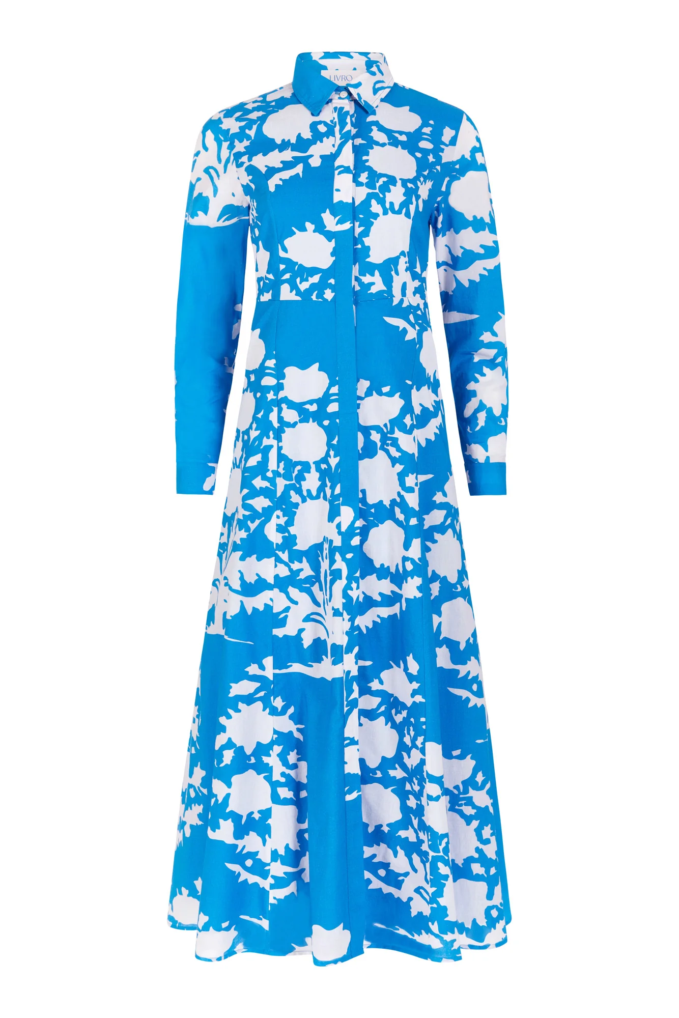 Classic Shirt Dress, Tufts Blue Bouquet