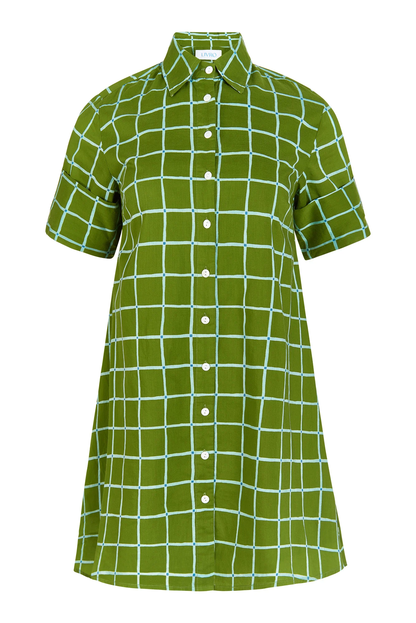 Dock Dress, Boxwood Grid