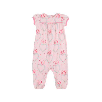 Penny's Playsuit Fancy Like Floral with Hamptons Hot Pink