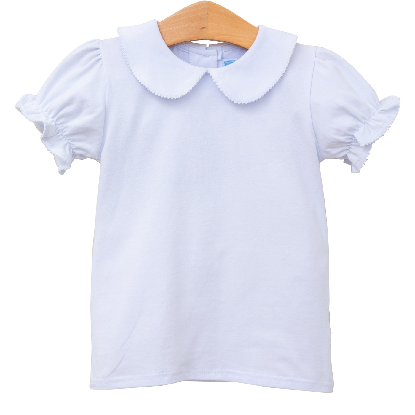 Peter Pan Collar Top- White