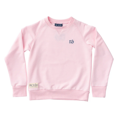 Girls' Crew Control Sweatshirt in Pink Lady