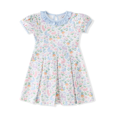 Bunny Print Pleat Dress