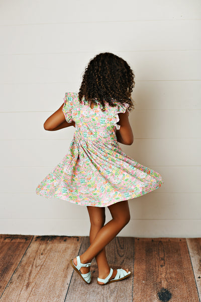 Charleston Blooms Twirl dress