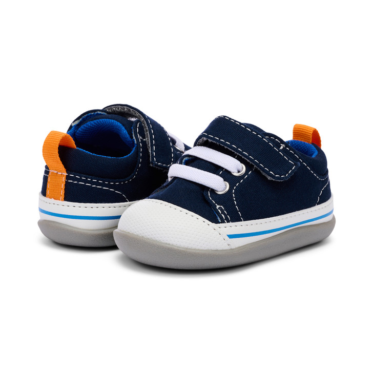 Stevie (First Walker) Navy Canvas