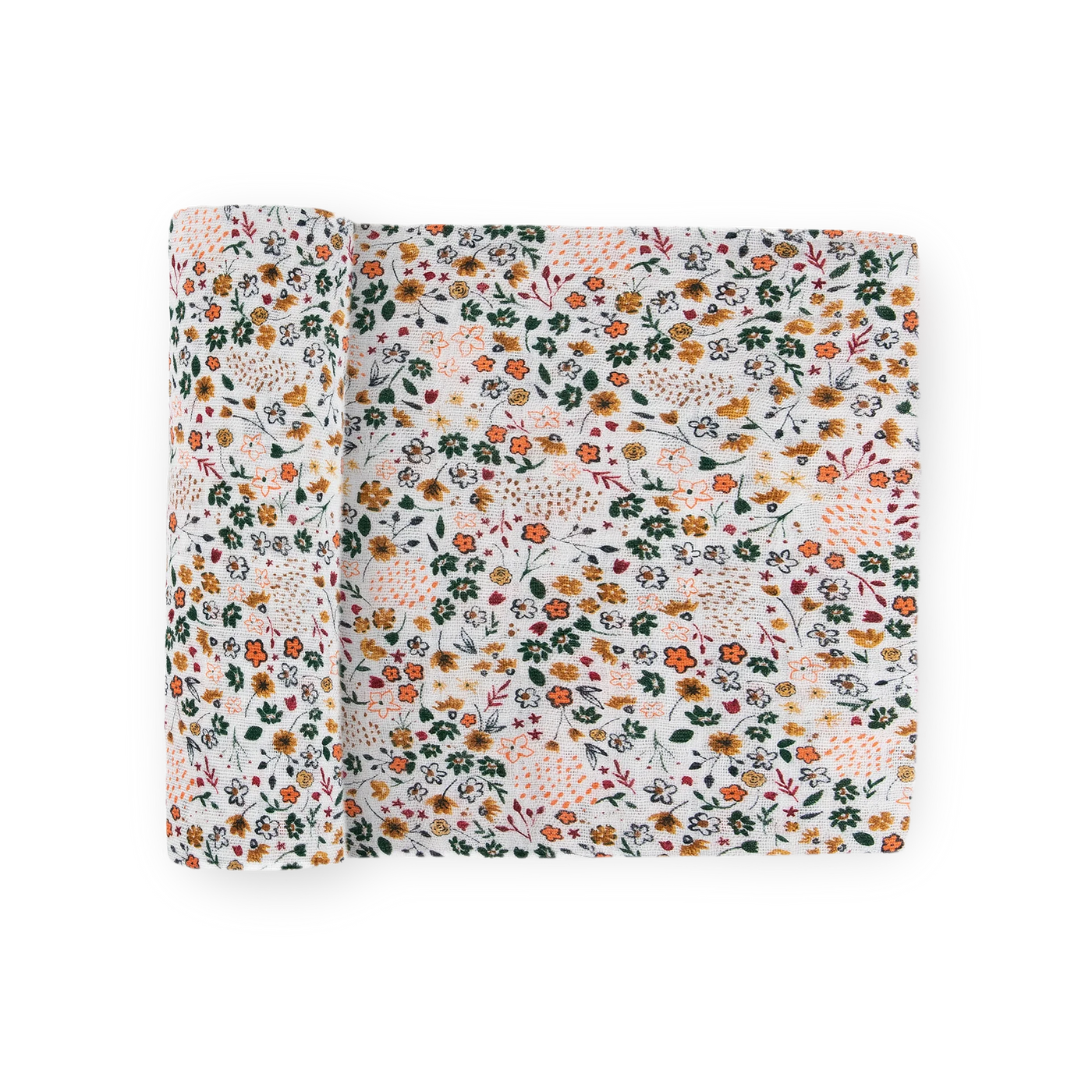 Pressed Petals Muslin Swaddle