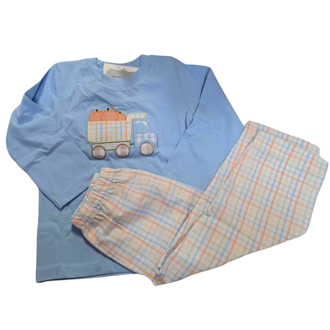 Pumpkin Truck Tee Set