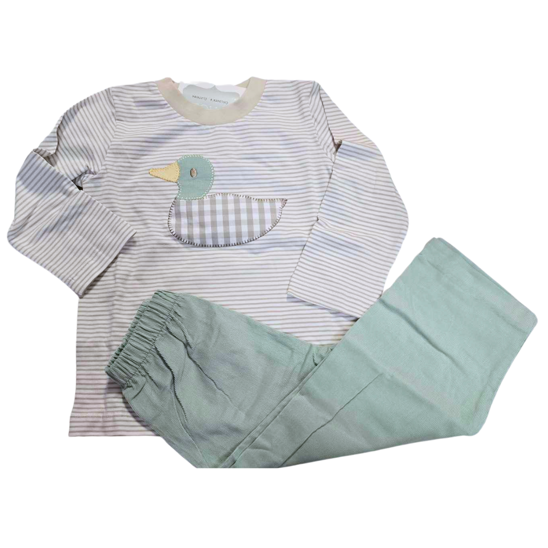 Duck Applique Pant Set